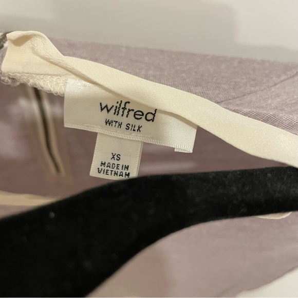 Aritzia Wilfred Silk Two-Tone Tee XS - Picture 3 of 3